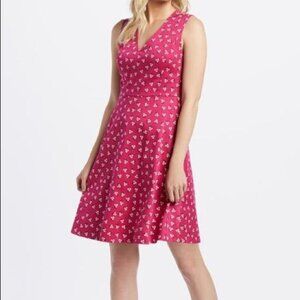 Draper James Floral Love Circle Dress Size 12 New